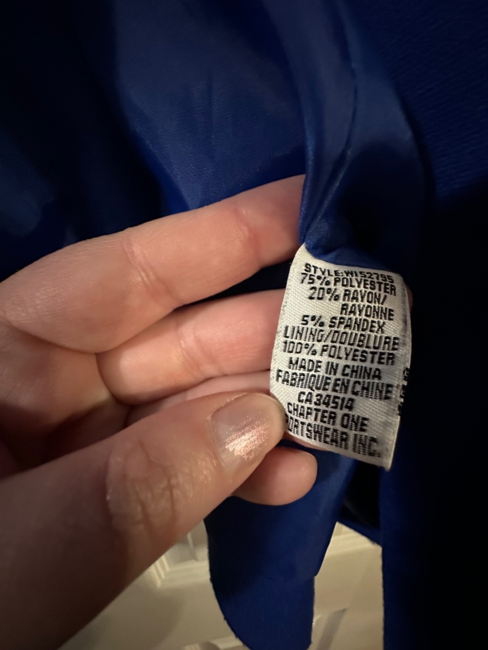 Plus Size Royal Blue Blazer 2X Jules & Leopold Open Front Lined Work Office Wear - Picture 6 of 8